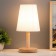 Bordeaux table lamp E27 40W white 14x14x30 cm Risalux