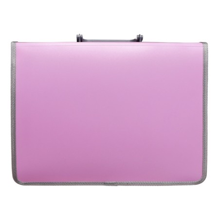 A4 Portfire folder, 600 μm, Erichkrause "Matt Pastel Bloom", with a textile insert, mix-5