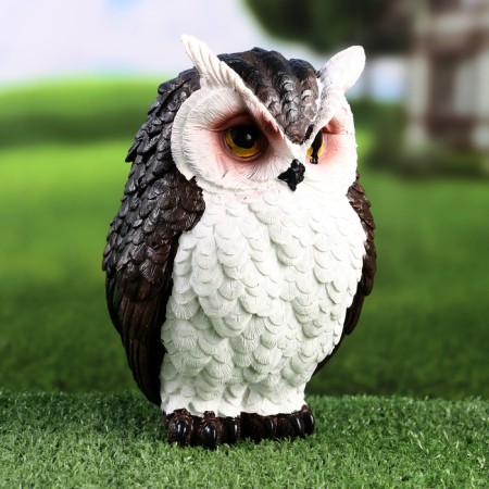 Garden figure "owl plosha" 12x12x20cm ////