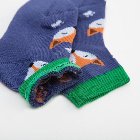 Children's socks with a terry next, jeans color, size 11-12 (18-19)-2
