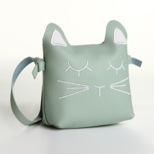 Baby bag on magnet, green color