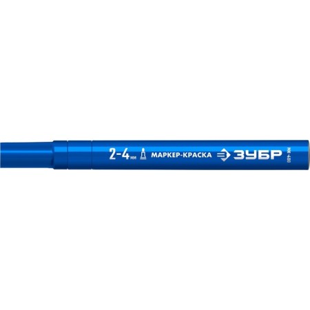 Marker-color construction bison MK-400 06325-7, round, 2-4 mm, blue