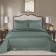 A set with the Trinity cover, size 240x260 cm, 50x70 cm - 2 pcs, emerald color