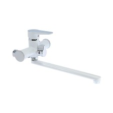 Accoona A71111G bath mixer, silumin, 35mm cartridge, pour 30 cm, white/chrome