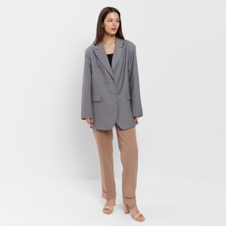 Women's jacket Minaku: classic color gray, rr 42-44-13