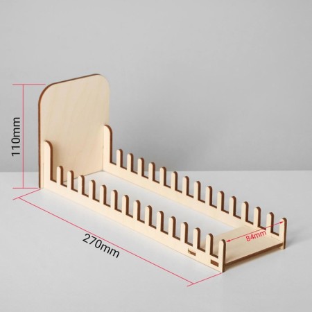Cards of 15 cells 8.2 cm, 8.4 × 27 × 11 cm, thickness 3 mm, beige color-1