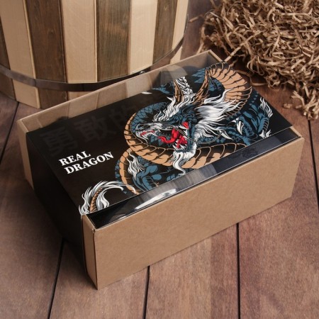 Gift recruitment "Real Dragon" blankets, socks (2 pairs), thermostatic-2