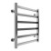 Terminus heated towel rail "Noto" P6, 500x600 mm, lower connection, chrome