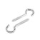Bourup-half-cut tundra, white zinc, 3.5x40 mm, 4 pcs