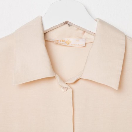 Female pajamas (shirt and trousers) KAFTAN beige, r.48-50-8