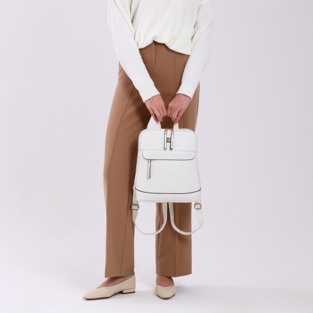 City backpack on lightning, white color-4