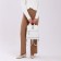 City backpack on lightning, white color