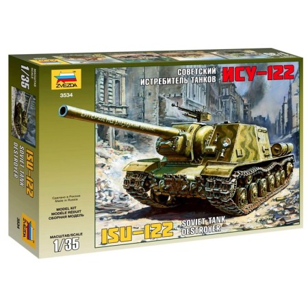 The national model "Soviet Tanks ISU-122" Star, 1/35, (3534)-1