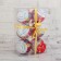 Set of balls plastic D-7 cm, 6 pcs "House" Red