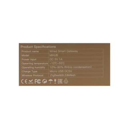 Hub for the smart house Mones Mhub, Zigbee, Lan, Wi-Fi, up to 128 devices, remote control-5