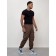 Cargo jeans men, size 44-46, brown color