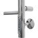 Domoterm electric heated towel rail "Medea" P10, 500x1000 mm, right, chrome