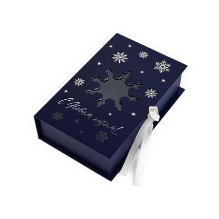Box - Kniga "Snowflake", 20 x 12.5 x 5 cm, New Year-1