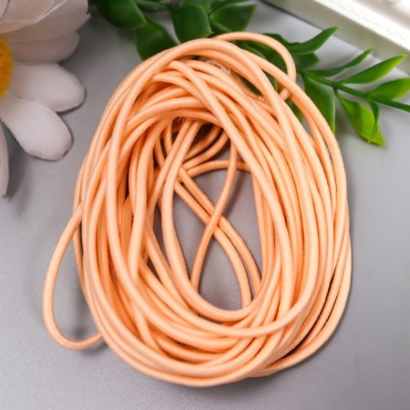 Gum for creativity "Fabrika Decor" round 2mm peach