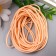 Gum for creativity "Fabrika Decor" round 2mm peach