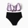 Separate female swimsuit, purple color, size 54