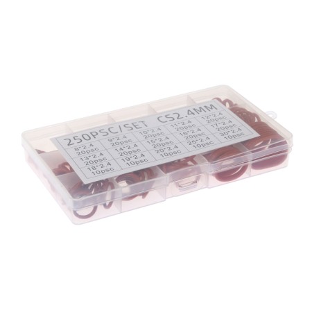 Sealing ring, 15 types, thickness 2.4 mm, set 250 pcs-2