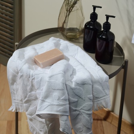 Trure -free towel SL Home: BOHO "Blanc de Blanc" 30x60 cm, 100% cotton, 520 g/m2