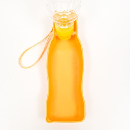 Walking car carpet with a curly bottle, 250 ml, yellow-2