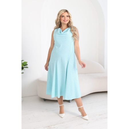 Women's dress, size 46, mint color-2