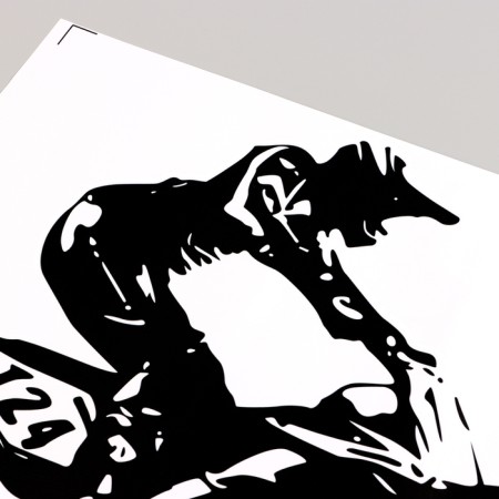 Sticker 3D interior motocross 57*50cm-1