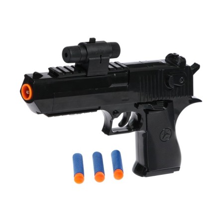 Pistol "Eagle", with a laser, shoots soft bullets