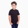 T -shirt for nursery, black color, height 128 cm
