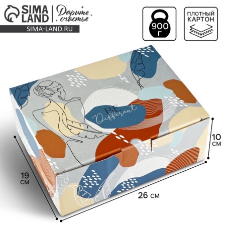 Box Gift team, packaging, "silhouette", 26 x 19 x 10 cm