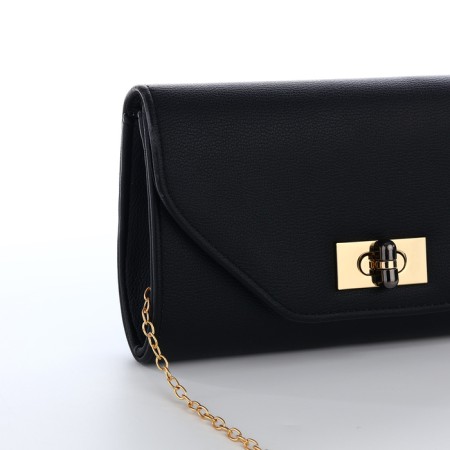 Female bag on a valve, black color-3
