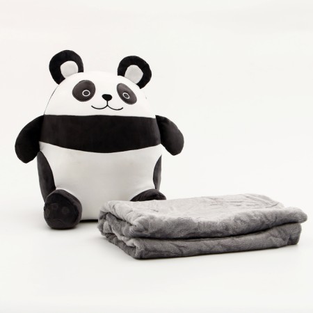 Soft toy "Panda" with a blanket, 35 cm
