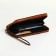 Women's wallet with lightning, brown color
