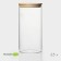 Glass Bank for bulk products with bamboo lid Bellatenero "Eco", 2.5 l, 12 × 25 cm