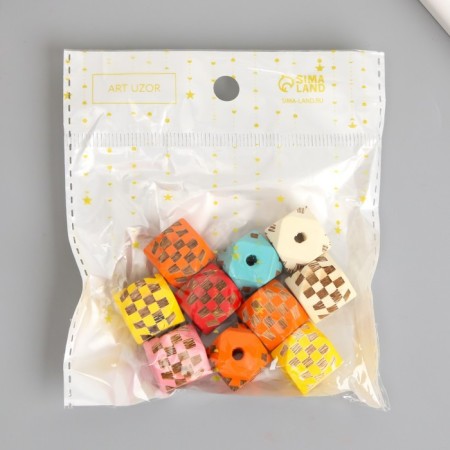 Busina for creativity tree "Multicarner in the chec" mix 1.6 cm-3