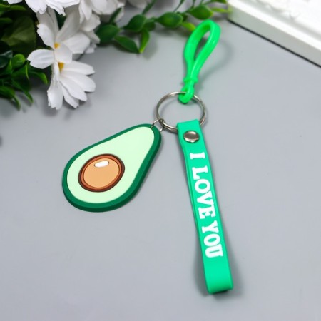 Trick of rubber "Avocado with carbine" 5.5x0.3x4 cm-1