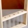 Kashpo wooden 26 × 5 × 40 cm with 5 flasks 15 cm "Extra Slim frame", we give the handle beautifully