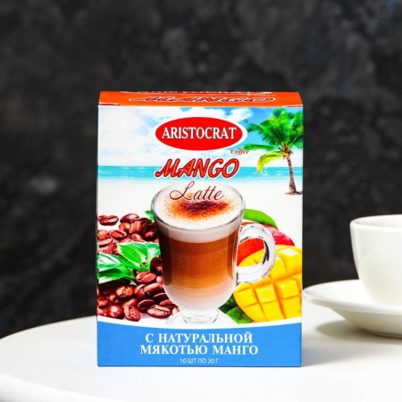 Soluble coffee drink Latte "Mango" "Aristocrat" 10*20g-1