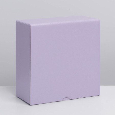 Gift folding box, packaging, "lavender", 15 x 15 x 7 cm-4
