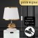 Traffic lamp with a lampshade Risalux "Drops", 1 × 40 W, E27, White/gold, 17 × 17 × 24 cm