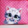Gift set for the girl "kitten", bag, notebook