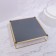 Organizer for storage "Pink RipPles", glass, 1 section, 24 × 24 × 6.5 cm, transparent/copper/pink color