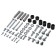 Hama 00220805 Black 19 "-48" Max.25kg wall-mounted bracket.