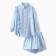 Women's costume (blouse, shorts) minku: casual collection Blue color, rr 48