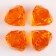 Crystals are plastic decorative, set 25 pcs., Size 1 pc. - 3 × 2.2 cm, color mix