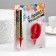 Candle for cake the number "oval" red "9" + fountain