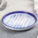 Ceramic pies "Breeze", D = 14.5 cm, blue color